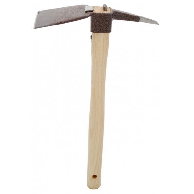 Steel Planting Hoe with 2.5" Wide Blade, 3" Pick Point & Ash Handle   